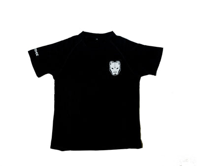 Black Performance Tee with Pit Bull Logo - Buttendz
